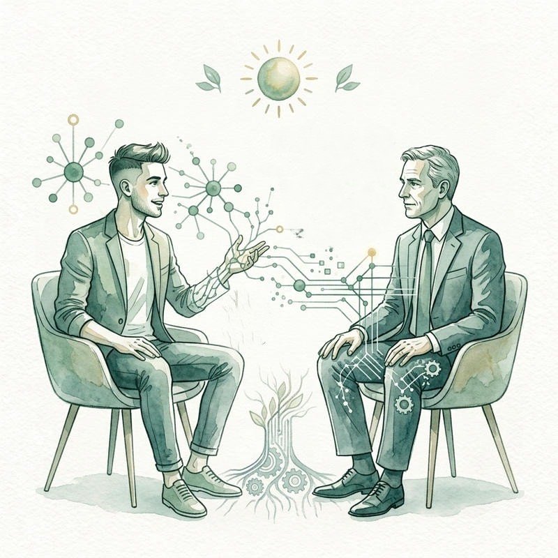 Meeting startups corporate matchmaking event
